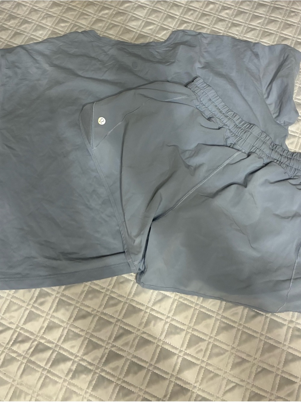 Bundle 2 top & shorts lululemon athletica Powder Blue Running Shorts